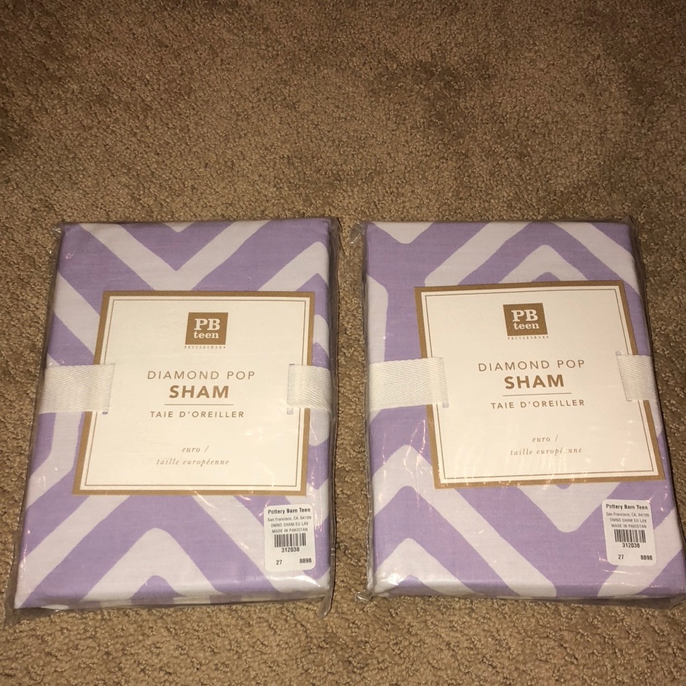 NEW Pottery Barn Teen shams